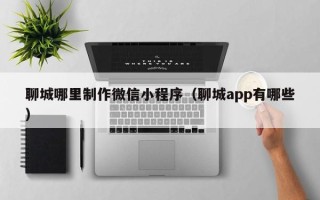 镇江聊城哪里制作微信小程序（聊城app有哪些）